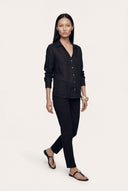Chino Cropped Pant with Cuff White - 10