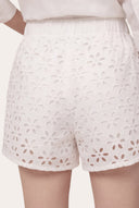 Floral Eyelet Pull-On Shorts - 5