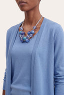 Lightweight Open-Front Knit Cardigan - 7