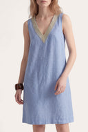 Flared Dress with Embellished - 11