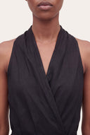 Open-Back Halter Maxi Dress - 2