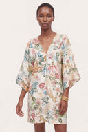 Tropical Kimono Mini Dress - 4