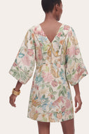 Tropical Kimono Mini Dress - 5