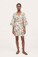 Tropical Kimono Mini Dress - 1