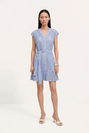 Floral Embroidery Sleeveless Dress - 3