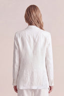 Linen Tailored Blazer - 3