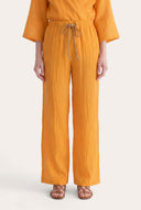 Artistic Patchwork Print Pants - 1
