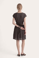 Trim-Detail Linen Dress - 3