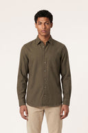 Cotton Flannel Tailored Shirt