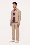 Linen Lyocell Garment-Dyed Zip Jacket - 3