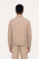 Linen Lyocell Garment-Dyed Zip Jacket - 2
