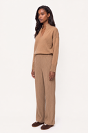 Plissé Wool-Viscose Fluid Pants - 8