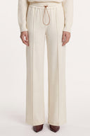 Wool Fleece Drawstring Trousers - 1