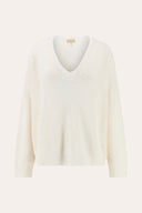 Micro-Paillettes Alpaca Wool V-Neck Sweater - 4