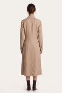 Linen-Lyocell Shirt Dress - 2