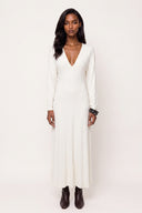 Viscose Stretch-Jersey Long Dress - 1