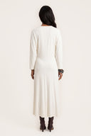 Viscose Stretch-Jersey Long Dress - 2