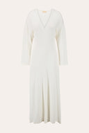 Viscose Stretch-Jersey Long Dress - 4