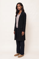 Loosely fitted plissè wool viscose coat - 3