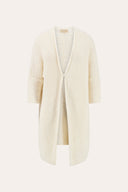 Micro-Paillettes Alpaca Wool Long Cardigan - 4