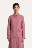 Linen-Lyocell slim - tailored Jacket - 1