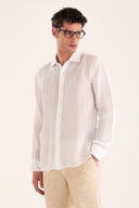 Classic Pure Linen Shirt - 1