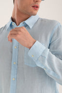 Regular Fit Shirt with Chest Pocket