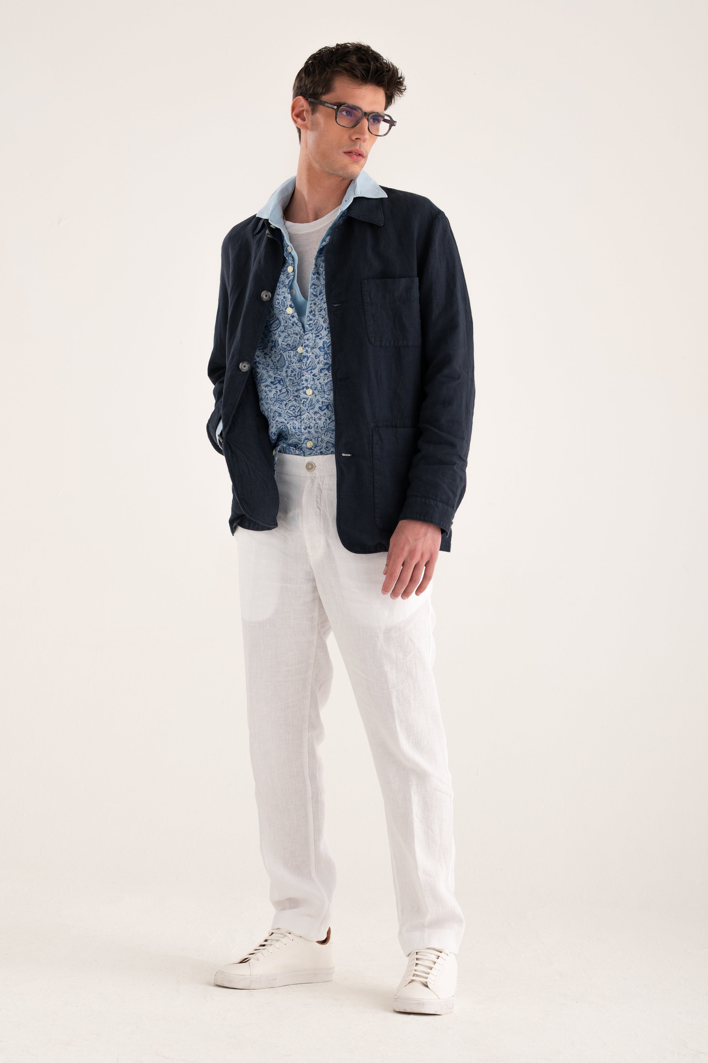 Long Sleeve Contemporary Fit Shirt White / XXL/54 Long Sleeve Contemporary Fit Shirt White / XXL/54