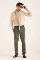 Long Sleeve Contemporary Fit Linen Shirt