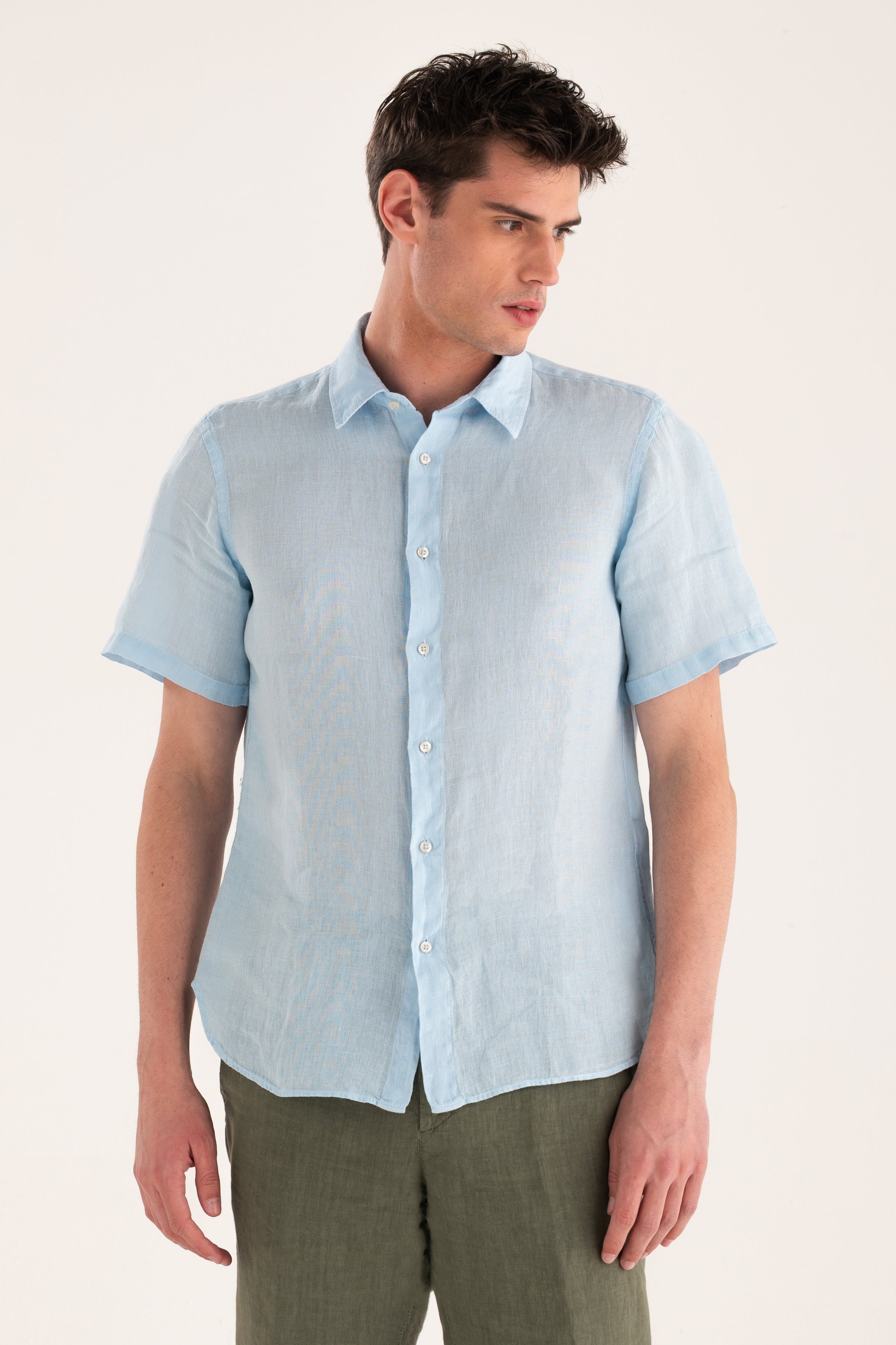Contemporary Fit Shirt – 120percento Lino USA