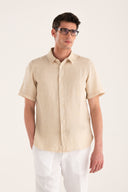 Contemporary Fit Linen Shirt