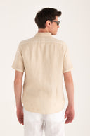 Contemporary Fit Linen Shirt
