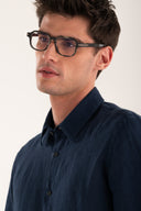 Contemporary Fit Linen Shirt