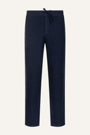 Relaxed Drawstring Linen Pant