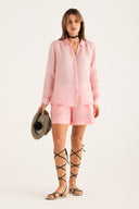 Regular Fit Shirt with V-Neck