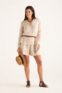 Regular Fit Shirt with V-Neck