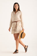 Regular Fit Shirt with V-Neck