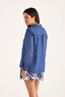 Regular Fit Shirt with V-Neck