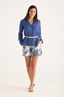 Regular Fit Shirt with V-Neck