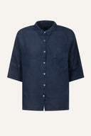 Relaxed Fit Shirt with Chest Pocket