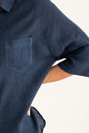 Relaxed Fit Shirt with Chest Pocket