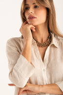 Relaxed Fit V-Neck Shirt