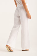 Wide Leg Pant White