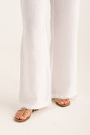 Wide Leg Pant White
