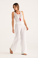 Wide Leg Pant White