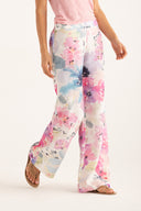 Wide Leg Pant Aquarelle Bloom