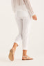 Chino Cropped Pant with Cuff White