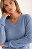 V-Neck Knit Sweater