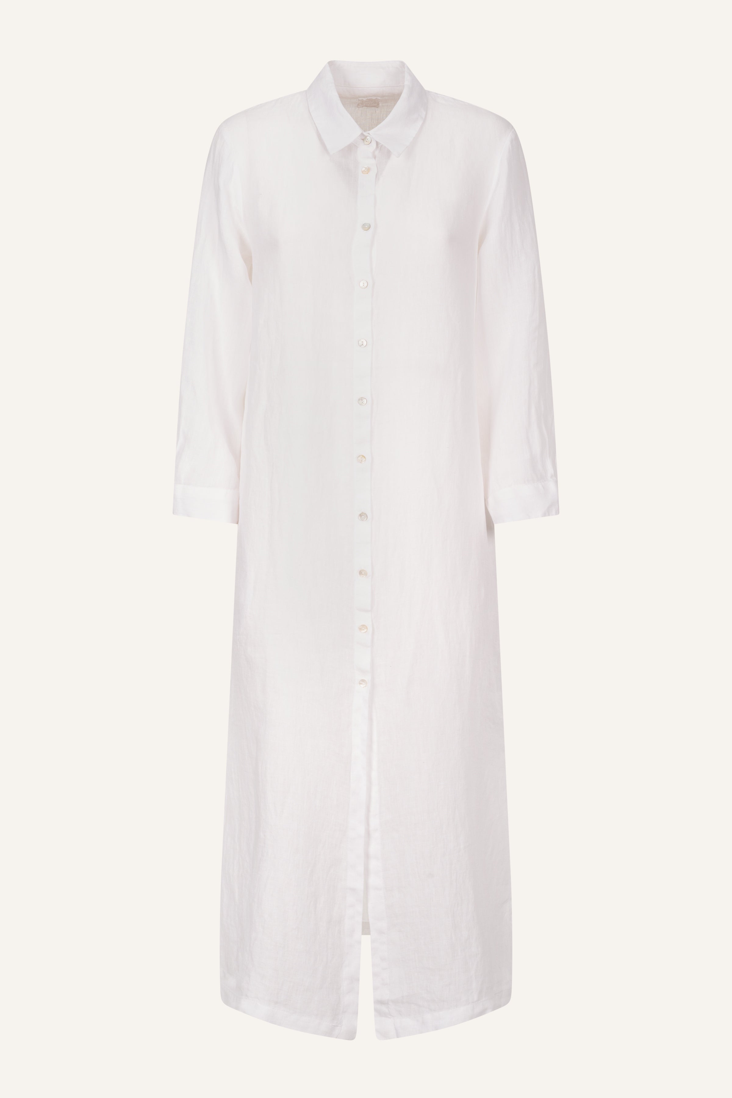 120 lino shirt dress Shirt Dress with Tie Waist