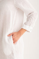 Shirt Dress White